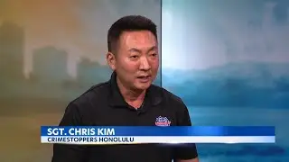 Honolulu CrimeStoppers Sgt. Chris Kim explains the organization, highlights recent cases