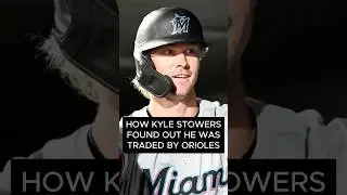 WILD: Former Orioles OF Kyle Stowers tells CRAZY story of trade to Marlins #orioles #mlb #shorts