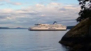 BC Ferries Spirit class ships in Active Pass