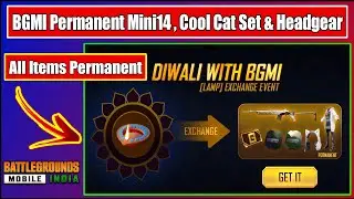 BGMI Get Permanent Rock Star Mini14, Permanent Cool Cat Set & Headgear | Lamp Exchange Center Event