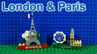 Магниты Lego Лондон и Париж