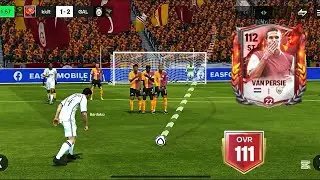 FC MOBILE 25 BEST 111 OVR TEAM GAMEPLAY WITH 112VAN PERSIE,112 RONALDINHO N 109 REDEEMED MESSI CARD