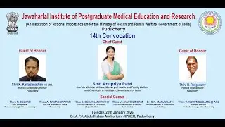 JIPMER 14th Convocation 2025 Highlights | Medical Degrees Ceremony