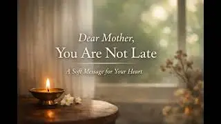 Dear Mother, You Are Not Late | A Soft Message for Mothers