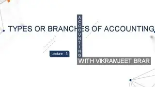 TYPES OF ACCOUNTING / BRANCHES OF ACCOUNTING  COMMERCE B.COM
