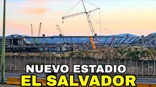 AVANCE DE TRABAJOS EN NUEVO ESTADIO EL SALVADOR.
