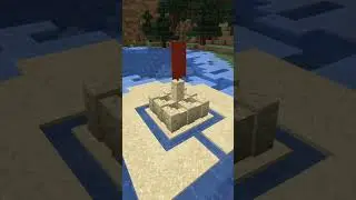 Minecraft Sand Castle #shorts