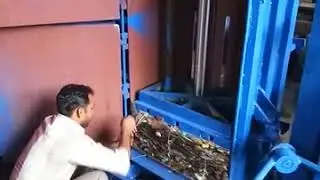 Double Chamber Rotatable Baling Machine