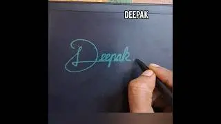 Deepak 🤩Name design sign ✍️ #namesignature #cursive #calligraphy #sign #deepak #signaturestyle #art