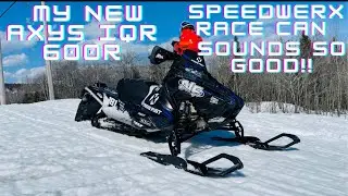 So Stoked On My New Polaris IQR Axys 600R! With Speedwerx Can!