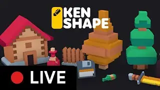 Easily create 3D models using new tool from Kenney! | Coco Code LIVE