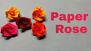 5 min craft - Super Easy Paper Rose #shorts #CraftAlong