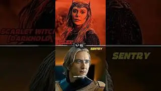 SCARLET WITCH VS SENTRY #marvel #marvelstudios #mcu #wanda #sentry #shorts #ytshorts #vs #edit #1vs1