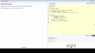 A tour of Go - Stringer Exercise