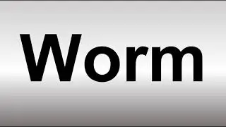 How to Pronounce Worm