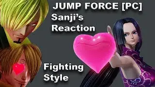 JUMP FORCE - This is what happens when Sanji is facing a Female opponent :D (PC)