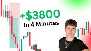 How I Made $3800 In 4 Minutes Day Trading (Continuation Model)