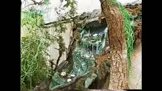 Symmetrical Garden Water Feature | Handmade Stone Illusion, Moss & Flowing Water