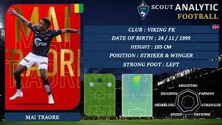 MA&Iuml; TRAOR&Eacute; ( 2022 - 2023 ) ( STRIKER & WINGER - VIKING FK NORWAY )