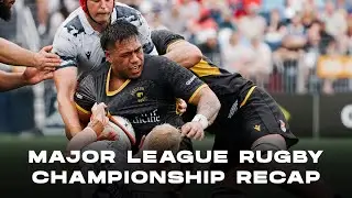 2025 Major League Rugby Championship Highlight Recap | New England Free Jacks vs Houston SaberCats