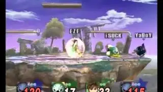 Sinnyboo+Amanze (Green) vs. Moe+Nappy (Blue) 1
