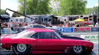 Street Outlaws James Finney Birdman vs Ryan Martin Fireball Camaro
