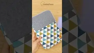 DIY Zippered Tablet Case 📌 iPad Mini Pouch with Wrist Strap Sewing Tutorial