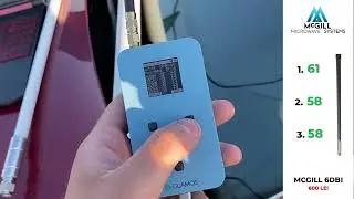 McGill 9dbi vs McGill 6dbi vs GoWireless 9dbi - GLAMOS TEST