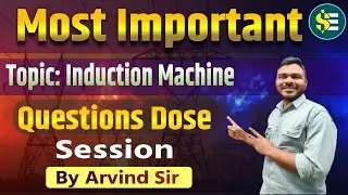 Target AEE & DyEE Mahadiscom | Induction Machine | By Arvind Sirsath Sir | #aee #dyee #mahadiscom