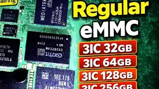 As video me ap ko batunga EMMC k bara me regular EMMc 3 ic 32 3ic 64 3ic 128 3ic 256 