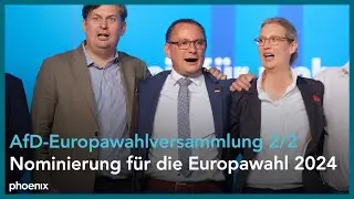 AfD-Nominierungs-Parteitag für die Europawahl 2024