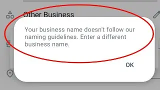 Fix WhatsApp Your business name doesn't follow our naming guidelines Enter a different business name