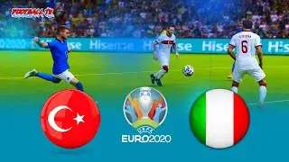PES 2021 / Чемпионат Европы 2020 / Турция - Италия / Геймплей ПК