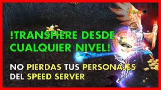 C&oacute;mo TRANSFERIR PERSONAJES del SPEED SERVER en Mu Online GMO S17.2 | GU&Iacute;A PASO a PASO DESDE CERO