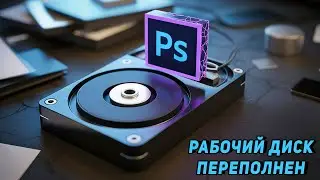ОШИБКА в Adobe Photoshop - НЕ УДАЁТСЯ ИСПОЛЬЗОВАТЬ ИНСТРУМЕНТ: ПЕРВИЧНЫЙ РАБОЧИЙ ДИСК ПЕРЕПОЛНЕН