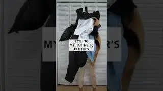 Styling My Partner's Clothes #Shorts | Erica Joaquin