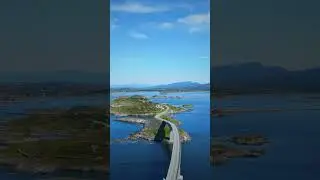 World's Most Beautiful Road : Atlantic Ocean Road  #atlanticoceanroad  #travel #norway