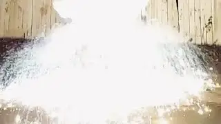 Добавление искр к вспышке порошка