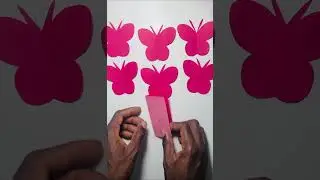Comment cr&eacute;er un papillon en papier facil #origami #bricolage #diy #papierpeint