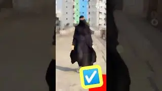 Real Muslim Girl Vs Fake Muslim girl Running #islam #short #shortvideo