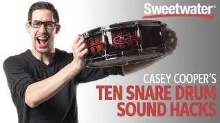 Casey Cooper's 10 Snare Drum Sound Hacks  🥁 | Drum Lesson