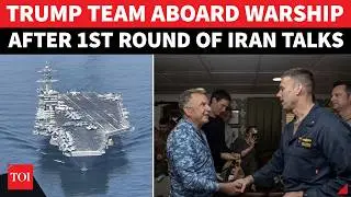 Iran Nuclear Talks Collapse, Trump Team Boards USS Abraham Lincoln For Military Action Now? Watch