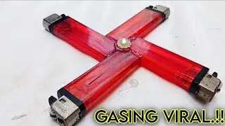 Buat Gasing dari Korek Api Gas