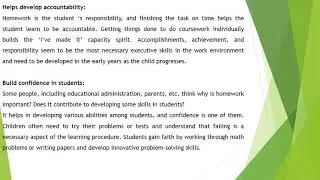 Why is Homework Important&mdash;Role of Homework in the Students Academic Success