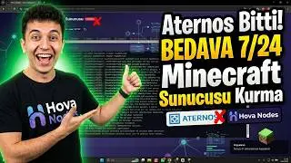 HOW TO SET UP A FREE 24/7 Minecraft Server | Hova Nodes