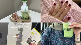 جربت الماتشا لأول مره في حياتي ! اشتريييت كامييرا جدييده 📷✨🩶🩶