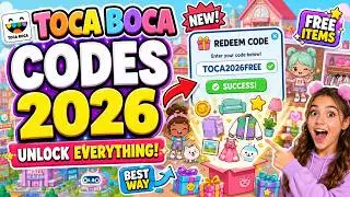 NEW Toca Boca Codes! How to Unlock EVERYTHING in Toca Life World for FREE (2026)