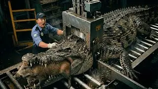 🐊 Inside the Crocodile Factory &mdash; (Full Process) Million-Dollar Bags Made