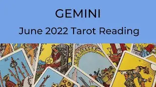 Gemini June 2022 Tarot Reading (FEELING STRONG AND A TRANSFORMATION TAKES PLACE)💗