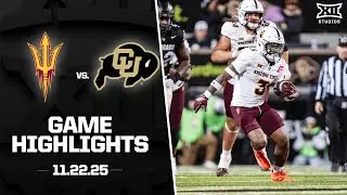 #25 Arizona State vs. Colorado Game Highlights | 2025 Big 12 Football